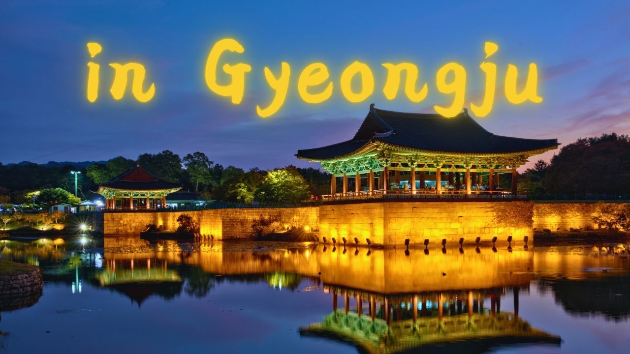In Gyeongju travel and transit guide official blog thumbnail design